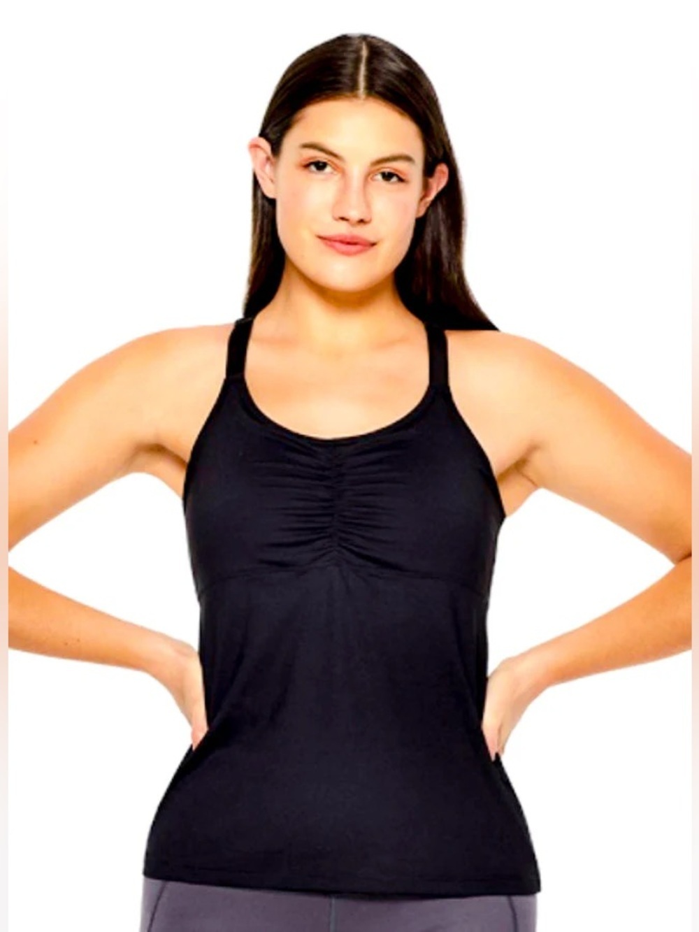 Ruby Ribbon Sport Demi Tank Size 38